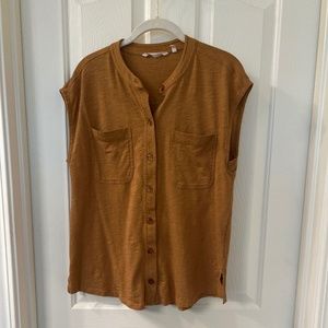 Soft Surroundings Alora Button Up Top Medium